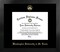 Washington University in St. Louis 11w x 8.5h Manhattan Black Single Mat Gold Embossed Diploma Frame with Bonus Campus Images Lithograph (value savings at $59)
